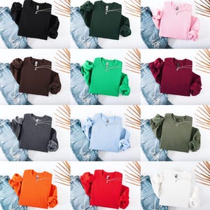 Gildan Heavy Blend Crewneck Sweatshirt, Unisex Fleece Pullover image 2