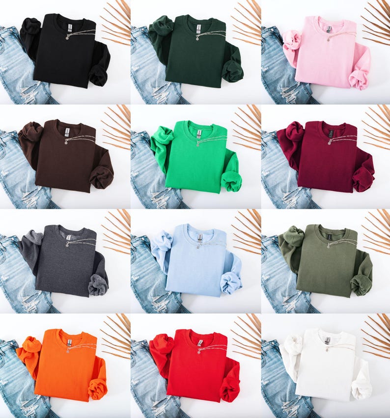 Gildan Heavy Blend Crewneck Sweatshirt, Unisex Fleece Pullover image 2