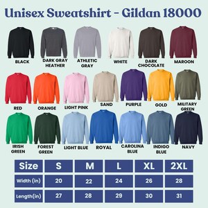 Gildan Heavy Blend Crewneck Sweatshirt, Unisex Fleece Pullover image 19