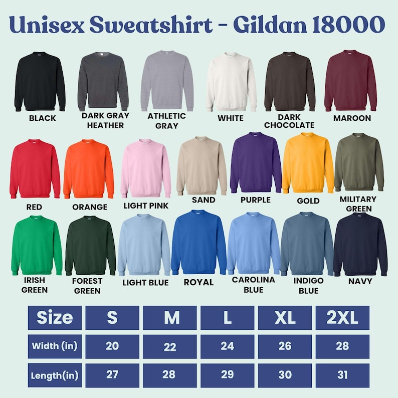 Gildan Heavy Blend Crewneck Sweatshirt, Unisex Fleece Pullover image 19