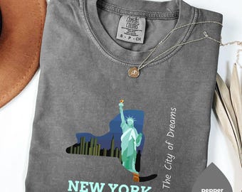 Comfort Colors® New York T-shirt, New York City Shirt, East Coast Shirt, New Yorker Tee, New York Lover, nyc gift for men, gift for women