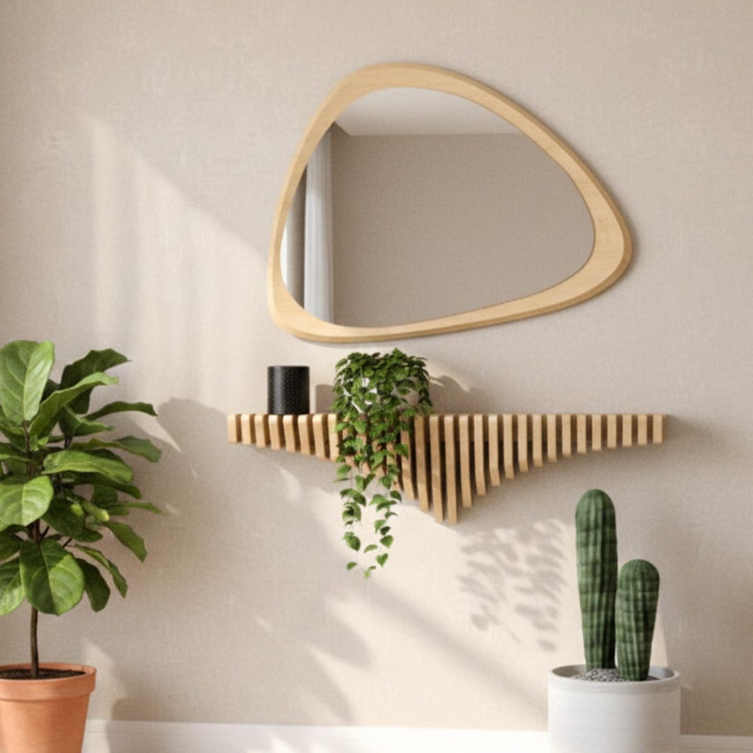 Parametric Entry Table Modern Parametric Pine Console Table – 35