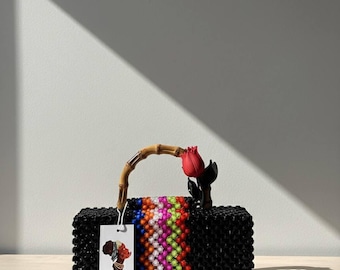 Schicke Bambustasche