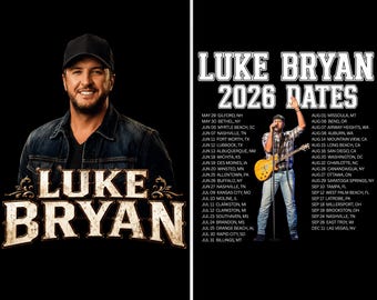 Luke Bryan Country Tour T-Shirt PNG Design, Bootleg Tee (Instant Download)