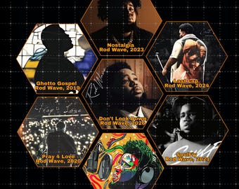 Rod Wave 'Don't Look Down Tour 2026' PNG File (Digital Download)