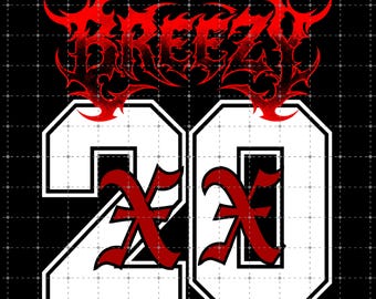 Chris Brown, breezy bowl The R&B Tour 2026 Concert Art PNG (Digital Download)