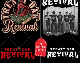 Treaty Oak Revival, West Texas Degenerate Tour 2026 PNG (Digital Download)