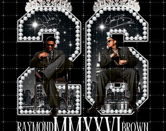 Raymond Brown The R&B Tour 2026 PNG, Usher Chris Brown Concert Art (Digital Download)