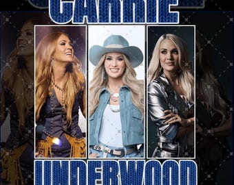 Carrie Underwood PNG File T shirt (Digital Download) and ready to print.