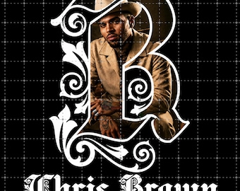 Chris Brown R&B Tour 2026 PNG Art (Digital Download)