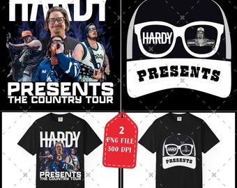 Hardy Country Tour PNG, Rock Concert Digital File (Instant Download)