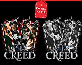 Creed Band Graphic PNG, Rock Tour Fan Art (Digital Download) and ready to print.