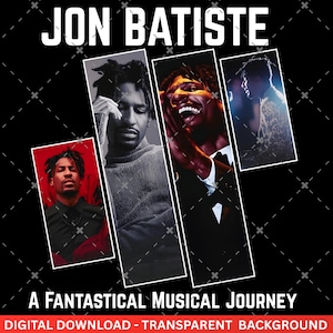 Jon Batiste Live PNG: Un fantastico viaggio musicale (Download digitale)