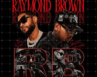 Raymond Brown The R&B Tour 2026 PNG, Usher Chris Brown Concert Art (Digital Download)