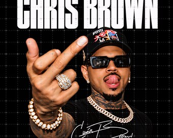 Chris Brown, Usher raymond The R&B Tour 2026 Concert Art PNG file design  (Digital Download)