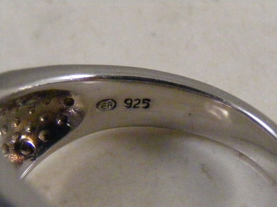 Vintage Amethyst Sterling Silver  Ring.....  Lot … - image 5