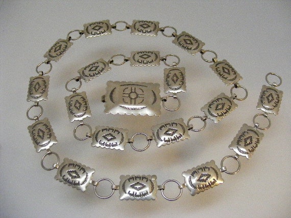 Vintage Sterling Silver Southwest Childs or Small… - image 1