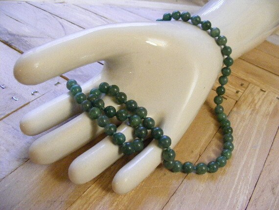 Sautoir Chinois En émail Cloisonné - Perles Rouges Et Aventurine Verte - Longueur 90+ Cm - Occasion Excellent état