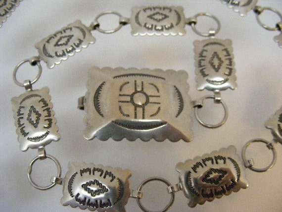 Vintage Sterling Silver Southwest Childs or Small… - image 2