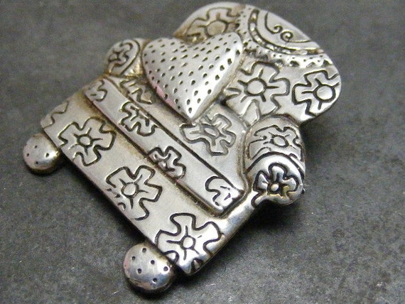 Vintage Estate Sterling Silver Mary Englebreit Br… - image 3