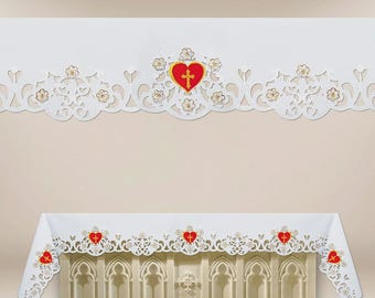 Mantel de altar bordado - Diseño eucarístico
