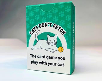 Cat Card Game for Cat Lovers – Funny Family Gift
