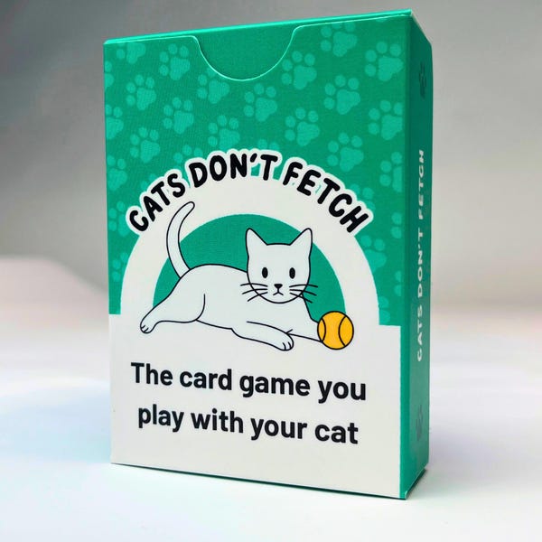 Cat Card Game for Cat Lovers – Funny Family Gift