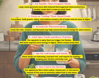 Nutrition pour rafraîchir le corps de votre ménopause
