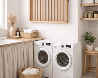 Foldable Clothes Drying Rack, Wall Mounted