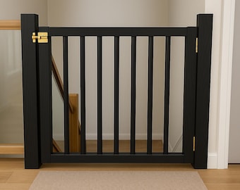 家庭用木製犬用バリア階段ゲート