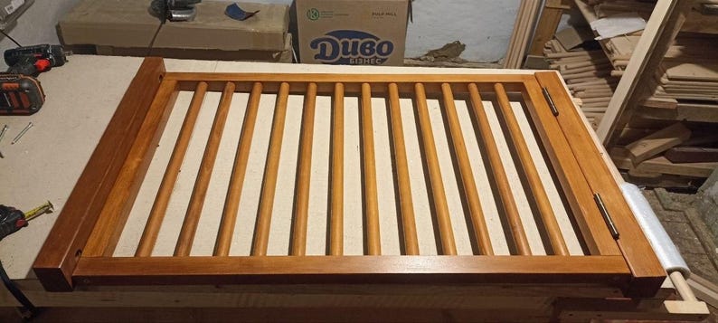 Custom Wooden Baby & Pet Safety Gate for Stairs - Etsy Portugal