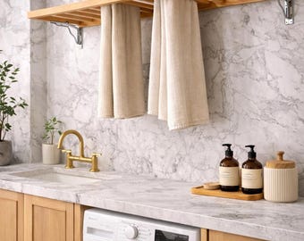 壁掛け式折りたたみ式洗濯物干しラック