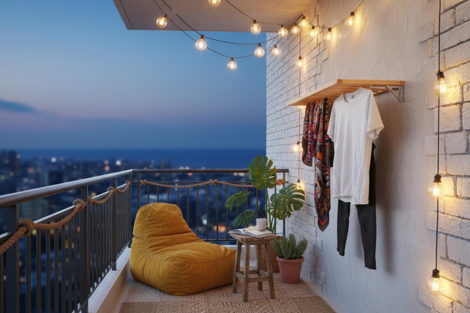 Séchoir mural, séchoir à linge en bois