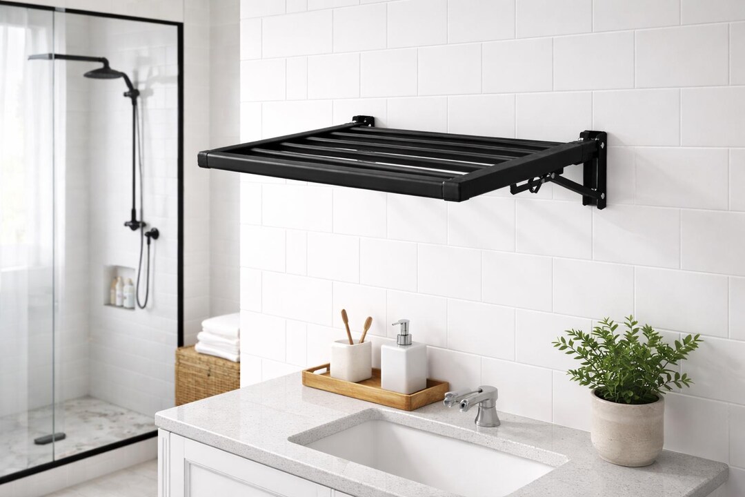 Heavy Duty Drying Rack, Sturdy Wooden Laundry Rail - Etsy