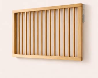 洗濯室用壁掛け物干しラック