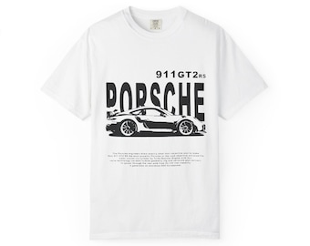 Porsche 911 GT2 RS car illustration T-Shirt | Sports car graphic tee