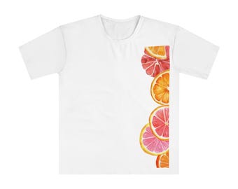 Citrus Fruit Slices T-Shirt | Watercolor Orange Grapefruit Lemon Design