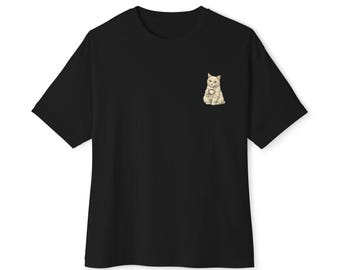 No Means No Cat graphic tee | Black Cat Illustration Tee - Gift for men- woman