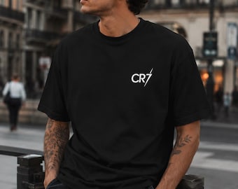 Cristiano Ronaldo CR7 Collage T-Shirt | Soccer Legend Graphic Tee - Gift