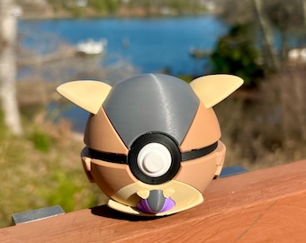 Pokemon Fidget Toy, 3D Printed Kangaskhan Pokeball
