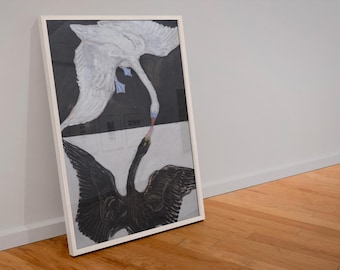 Hilma Af Klint Swan No. 1 Art Print, Abstract Painting, Klint Poster