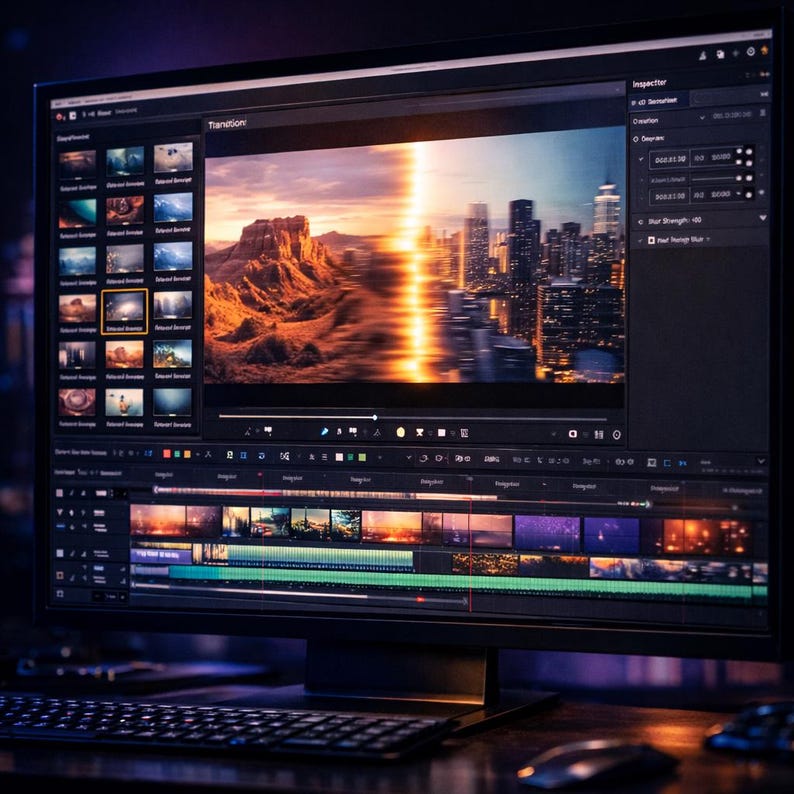 DaVinci Resolve Mega Bundle: 30000+ Transitions, LUTs, Titles, Effects (Digital Download) image 2