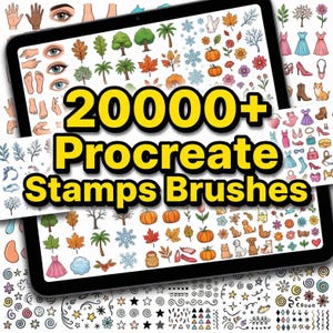 20000+ Procreate Pinsel & Stempel Mega Bundle (Instant Download)