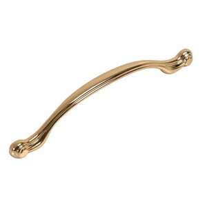 Maniglia per mobile in lega di zinco color oro lucido, ferramenta ornamentale per cassetti (288 mm/320 mm)