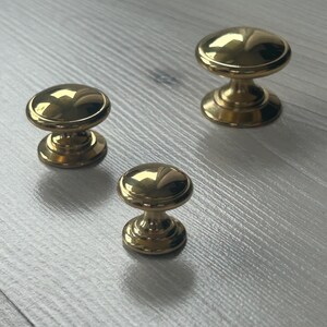Pomello per mobile in lega di zinco color oro, maniglia moderna per cassetto, 25 mm, ferramenta per mobili