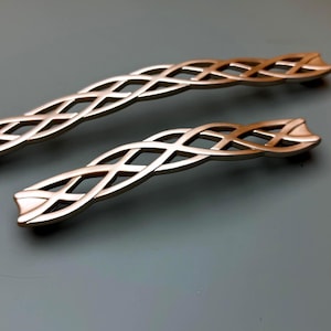 Klassiskt skåphandtag i zinklegering 128 mm, eleganta lådbeslag, uppgradering av garderobsmöbel