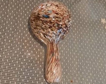 Vintage Sock Darner End of Day Collectible Art Glass Hand Blown