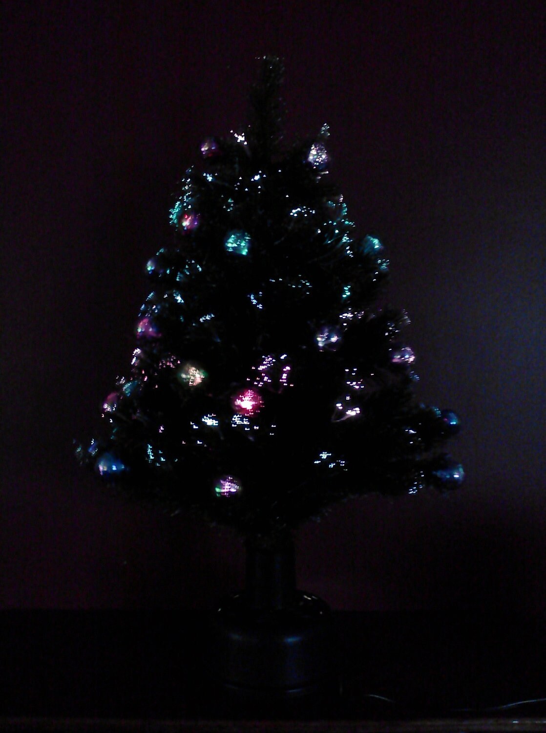 Vintage Fiber Optic Christmas Tree 