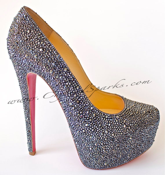 swarovski crystal louboutin shoes