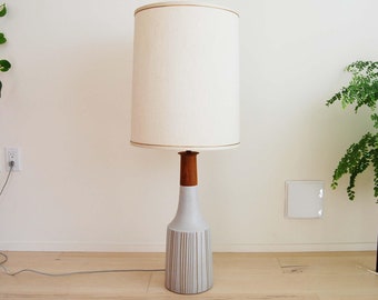 Mid Century Modern Large Martz Ceramic Table Lamp Gordon & Jane Martz for Marshall Studios